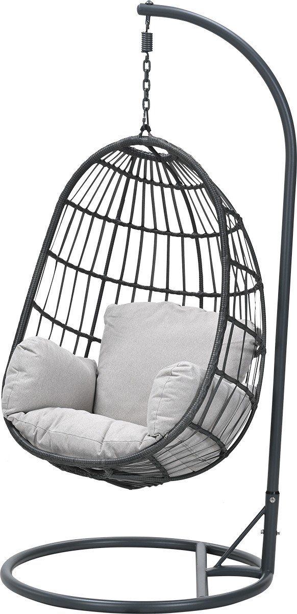 garden impressions esmee hangstoel swing egg donker grijs