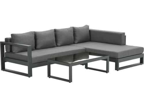 Garden Impressions Esmee loungeset links carbon black mystic grey