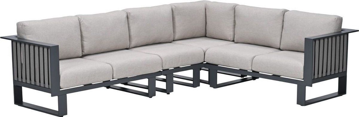 garden impressions gabon loungeset hoek 4 delig rechts sandstone