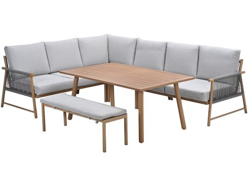 Garden Impressions Hannie lounge dining set 6-delig - light teak