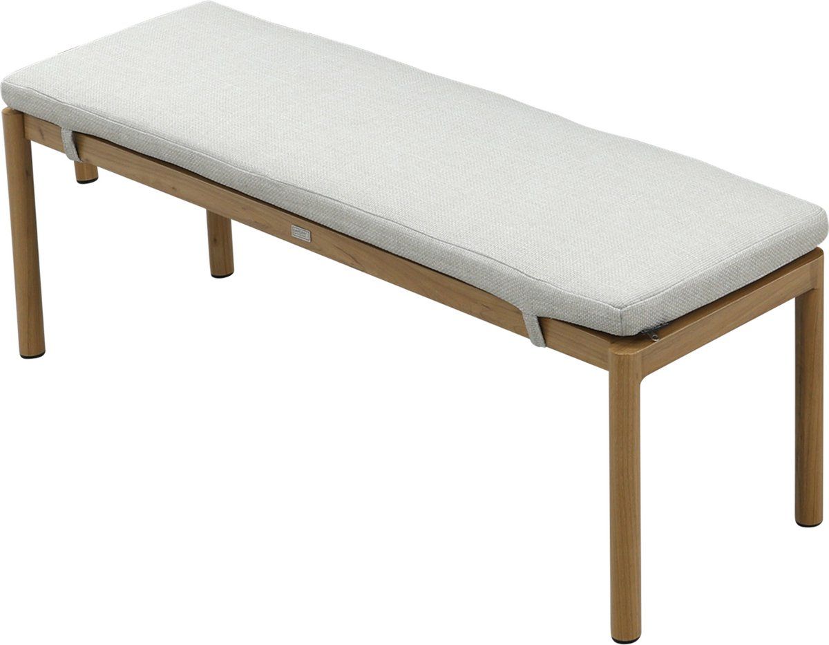 garden impressions hannie sportbank 120cm light teak look