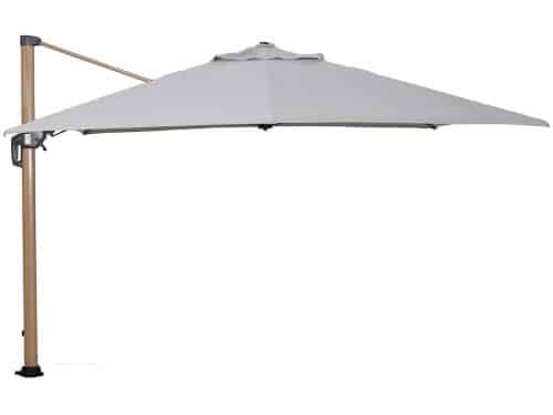 Garden Impressions Hawaii Big Pole II zweefparasol 350x350 teak/royal sand
