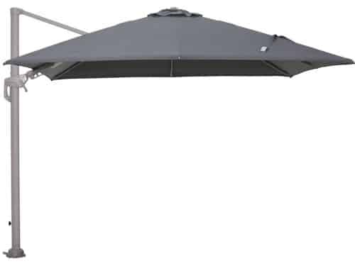 Garden Impressions Hawaii Deluxe zweefparasol 300x300 cm - antraciet doek