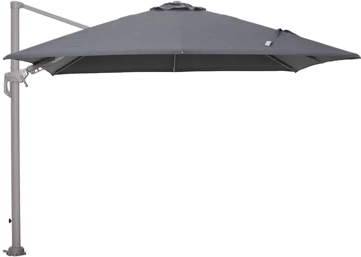 garden impressions hawaii deluxe zweefparasol 300×300 cm antraciet doek