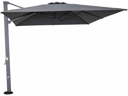 Garden Impressions Hawaii Emperor telescoop zweefparasol 300x400 antraciet