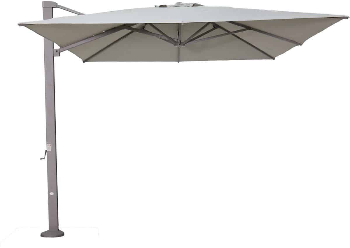 garden impressions hawaii emperor telescoop zweefparasol 300×400 taupe/zand