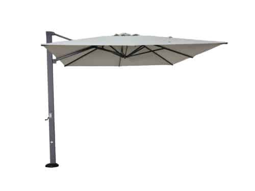 Garden Impressions Hawaii Emperor zweefparasol - 300x400 cm zwart / royal sand