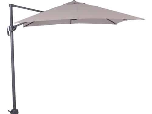 Garden Impressions Hawaii zweefparasol S 250x250 - donker grijs