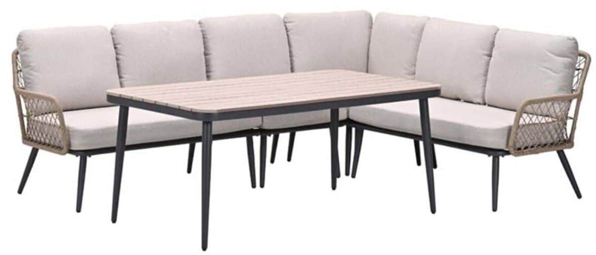 garden impressions kalibo hoek lounge dining set r 4