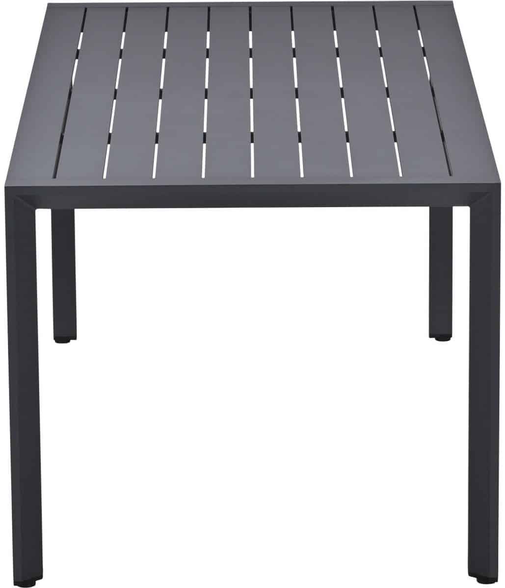 garden impressions kasper tuintafel 160x84xh72 cm donker grijs