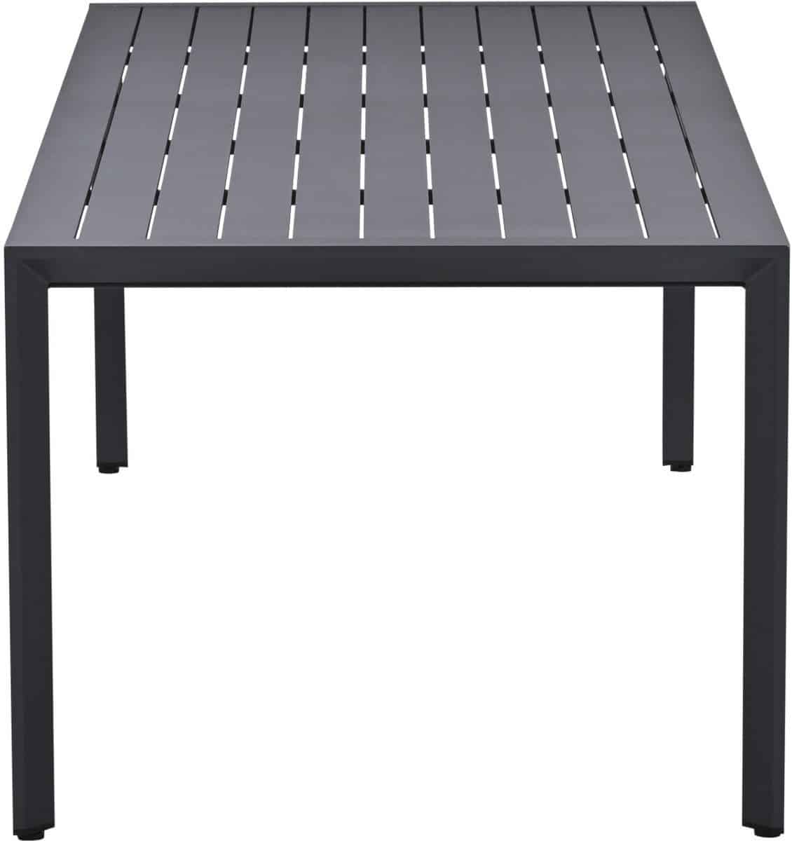 garden impressions kasper tuintafel 220x93xh72 cm donker grijs