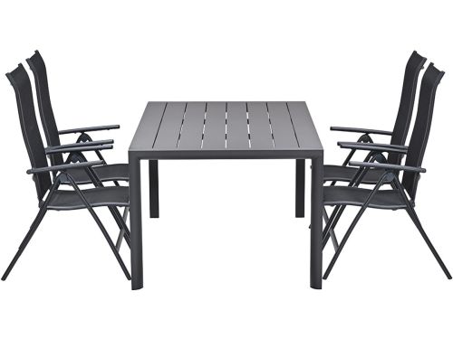 Garden Impressions Limone/Gosford tuinset 4 pers met verstelbare stoelen