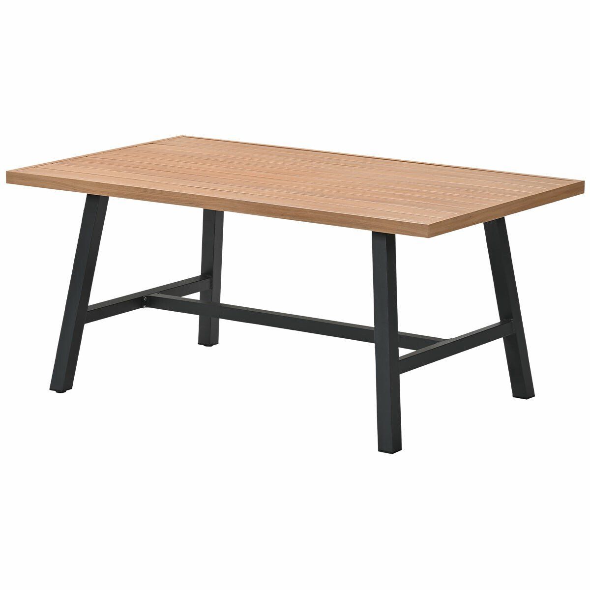 garden impressions lissabon lounge dining tafel light teak look