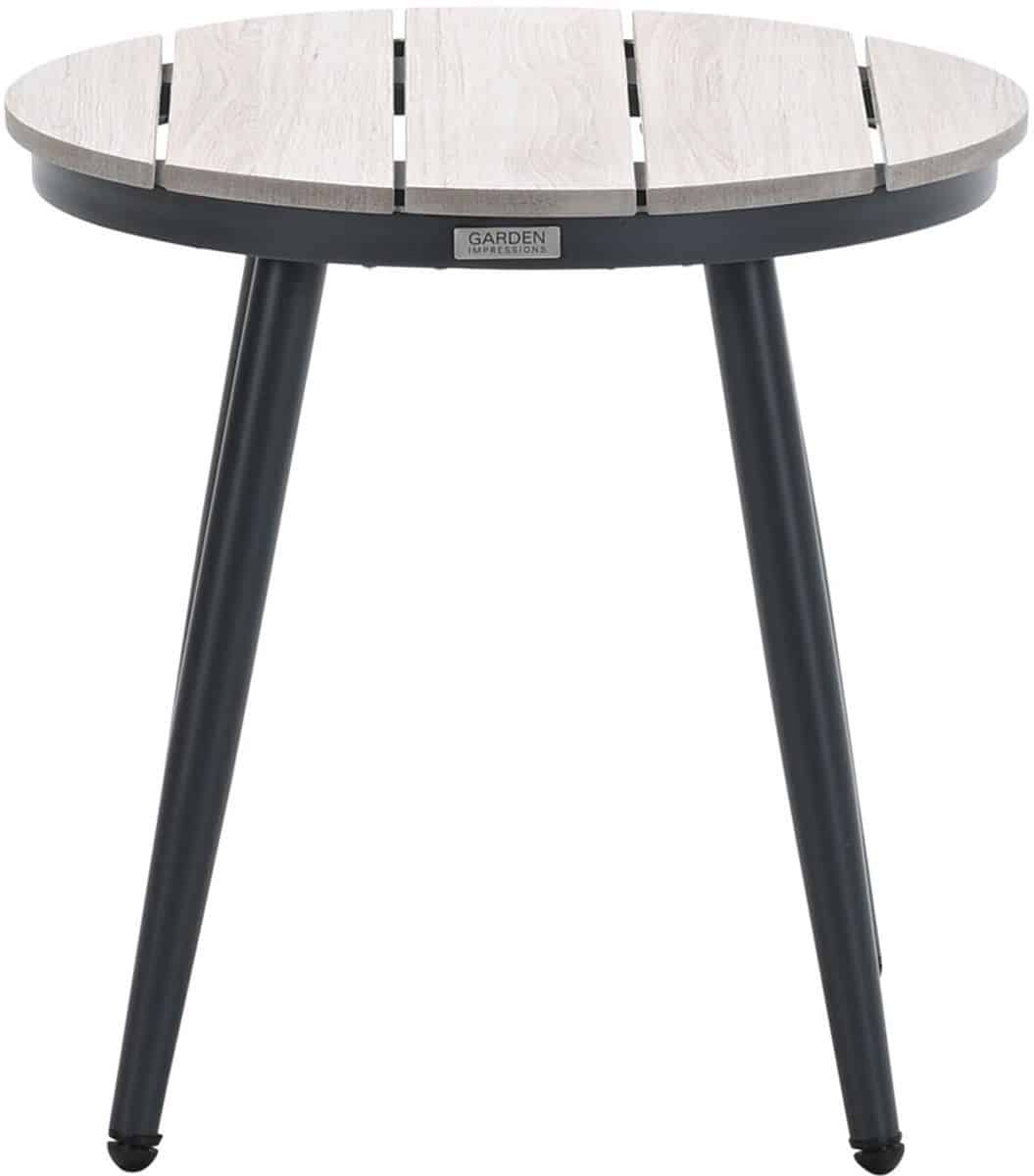garden impressions lucas bijzettafel Ø50 light teak vironwood