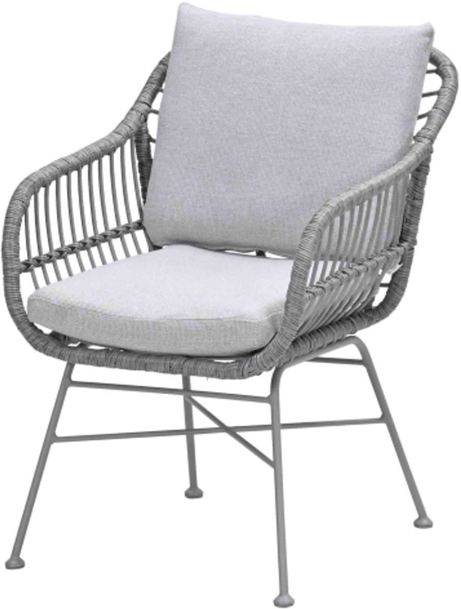 garden impressions lucas dining tuinstoel grey sand