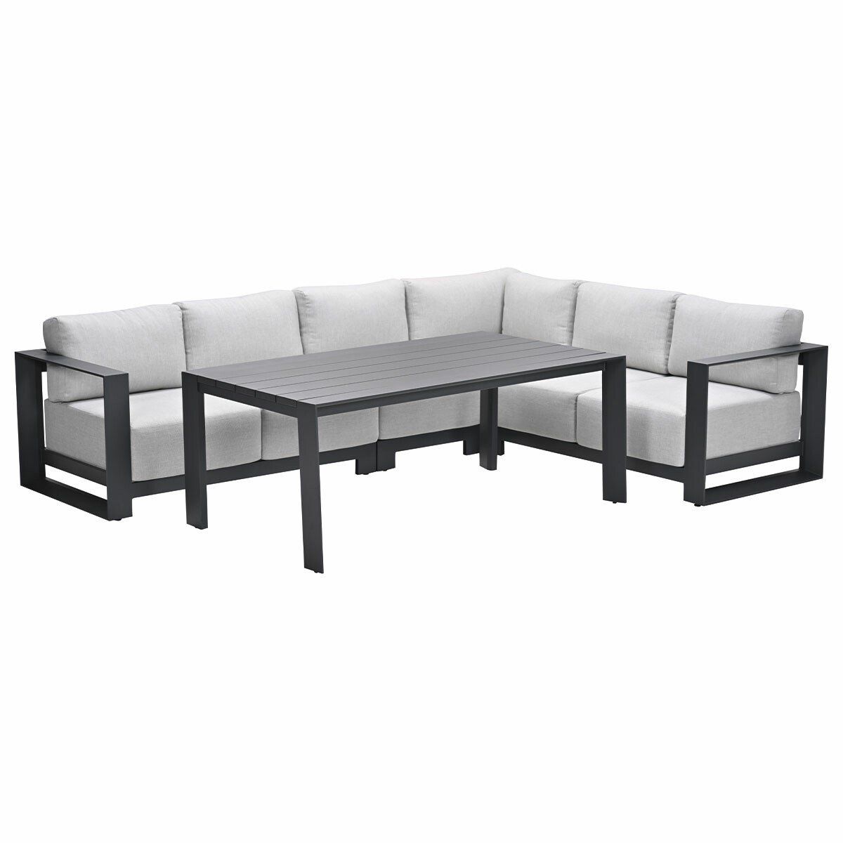 garden impressions malakka lounge dining set 5 delig valley sand