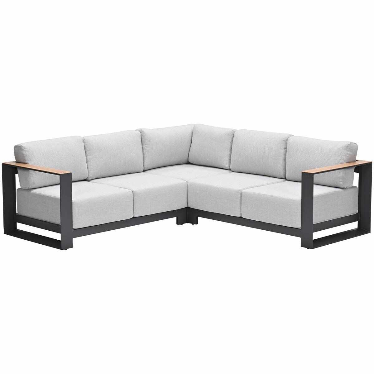 garden impressions malakka loungebank 3 delig light teak look