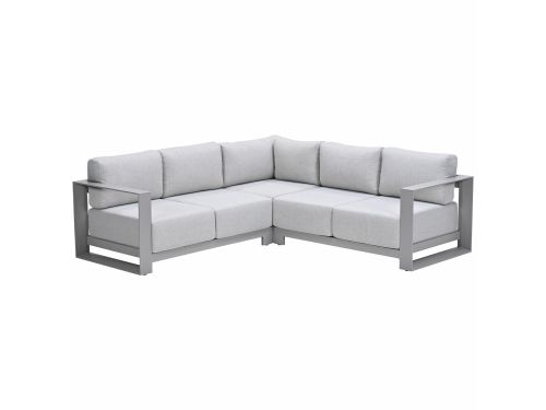 Garden Impressions Malakka loungebank 3-delig - taupe