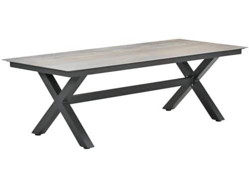 Garden Impressions Marbella Tuintafel Rome Bronze - 240x100 cm