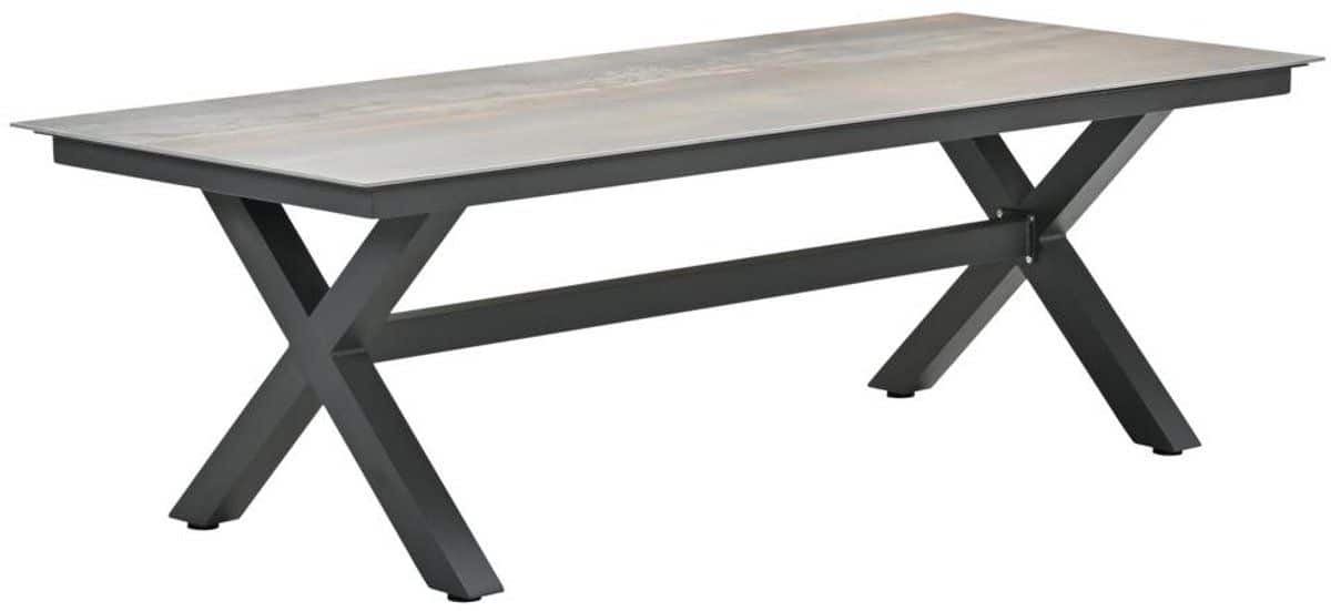 garden impressions marbella tuintafel rome bronze 240×100 cm