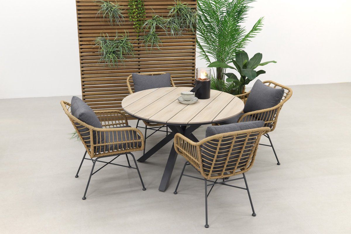 garden impressions margriet naturel / edison 122 cm.