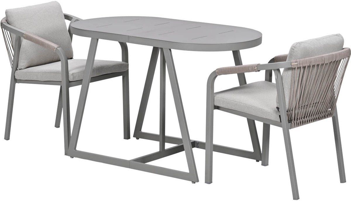 garden impressions milou bistro tuinset 3 delig taupe
