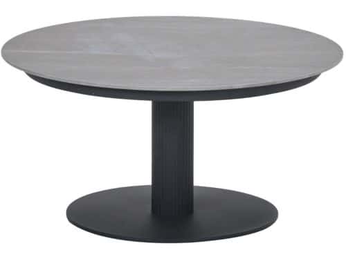 Garden Impressions Nice Salontafel Black/Napoli Sand - Ø80 cm