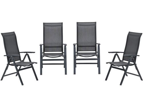 Garden Impressions Osaka verstelbare tuinstoelen set van 4