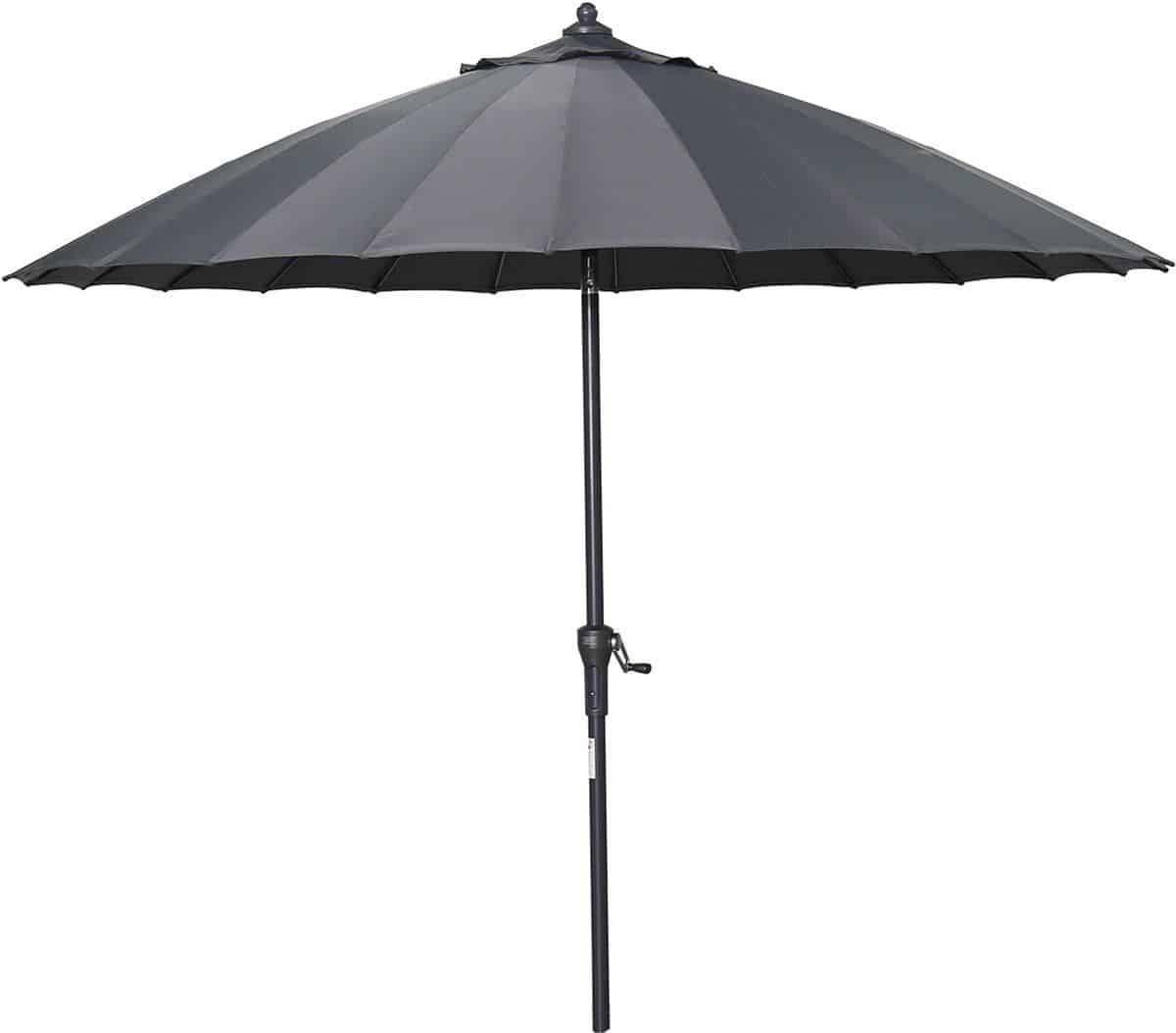 garden impressions parasol manilla Ø250 cm donker grijs