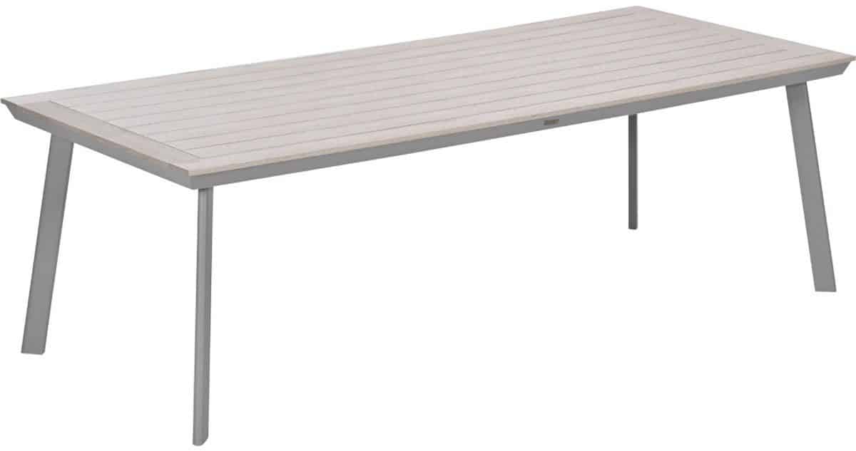 garden impressions penedo tuintafel 230×100 cm taupe light teak vironwood