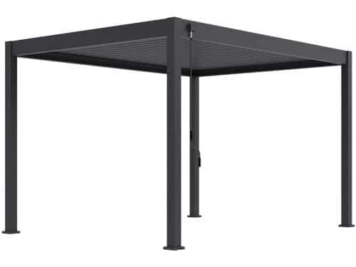 Garden Impressions Pergola bioclimatic tuinpaviljoen 300x400xH255 cm - antraciet