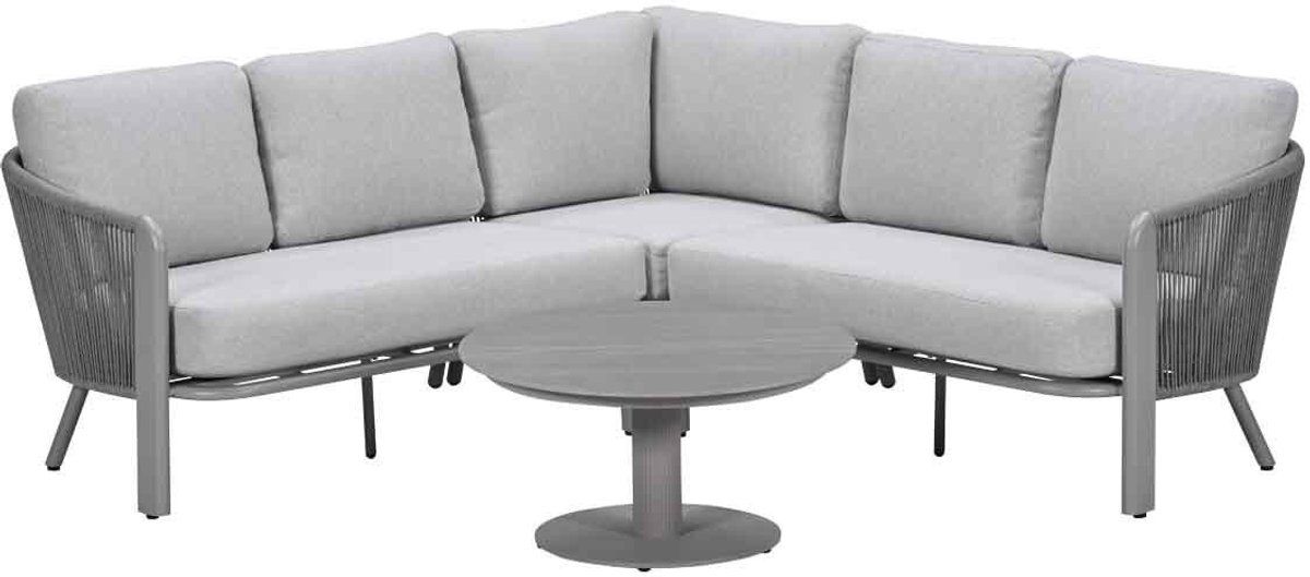 garden impressions ryan hoek loungeset 4 delig taupe