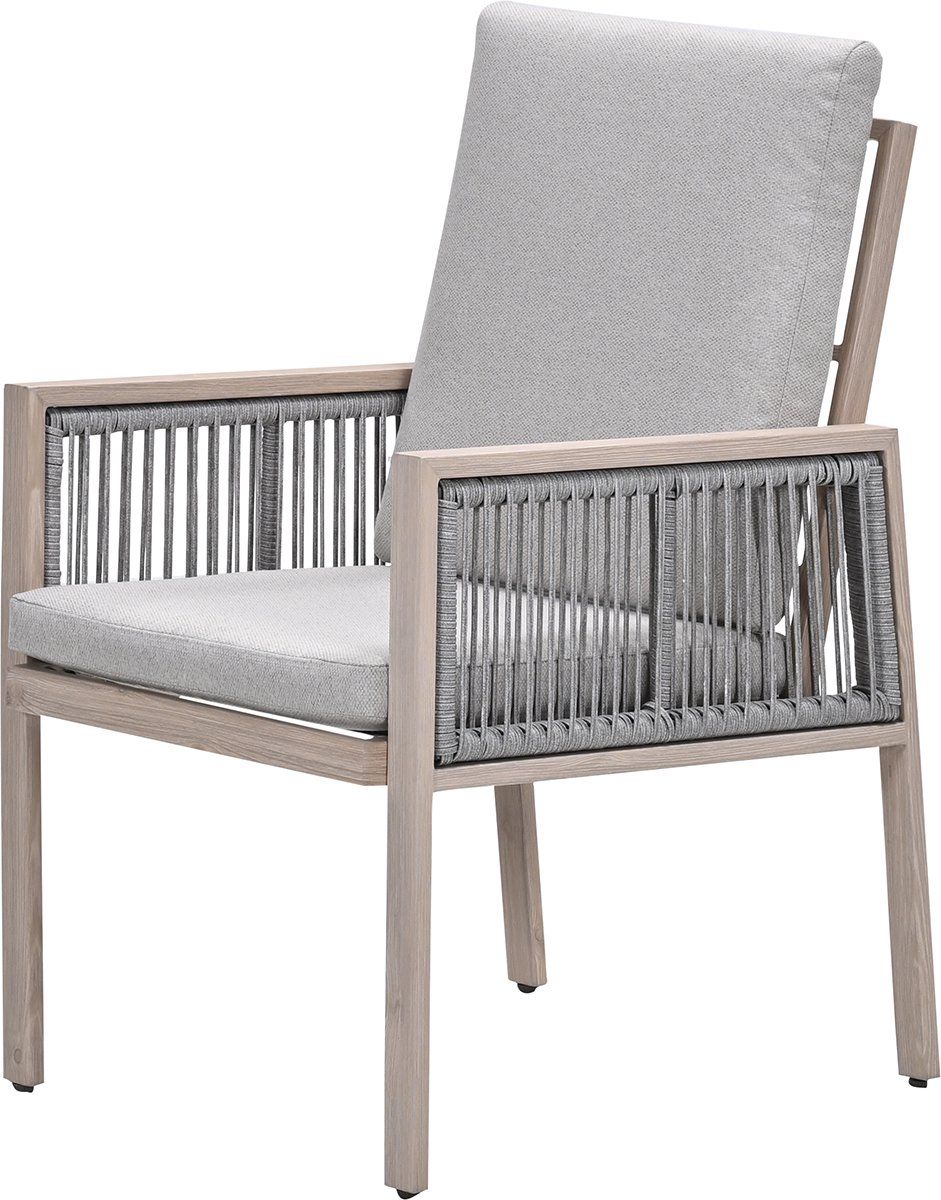 garden impressions san capri lounge dining stoel light oak