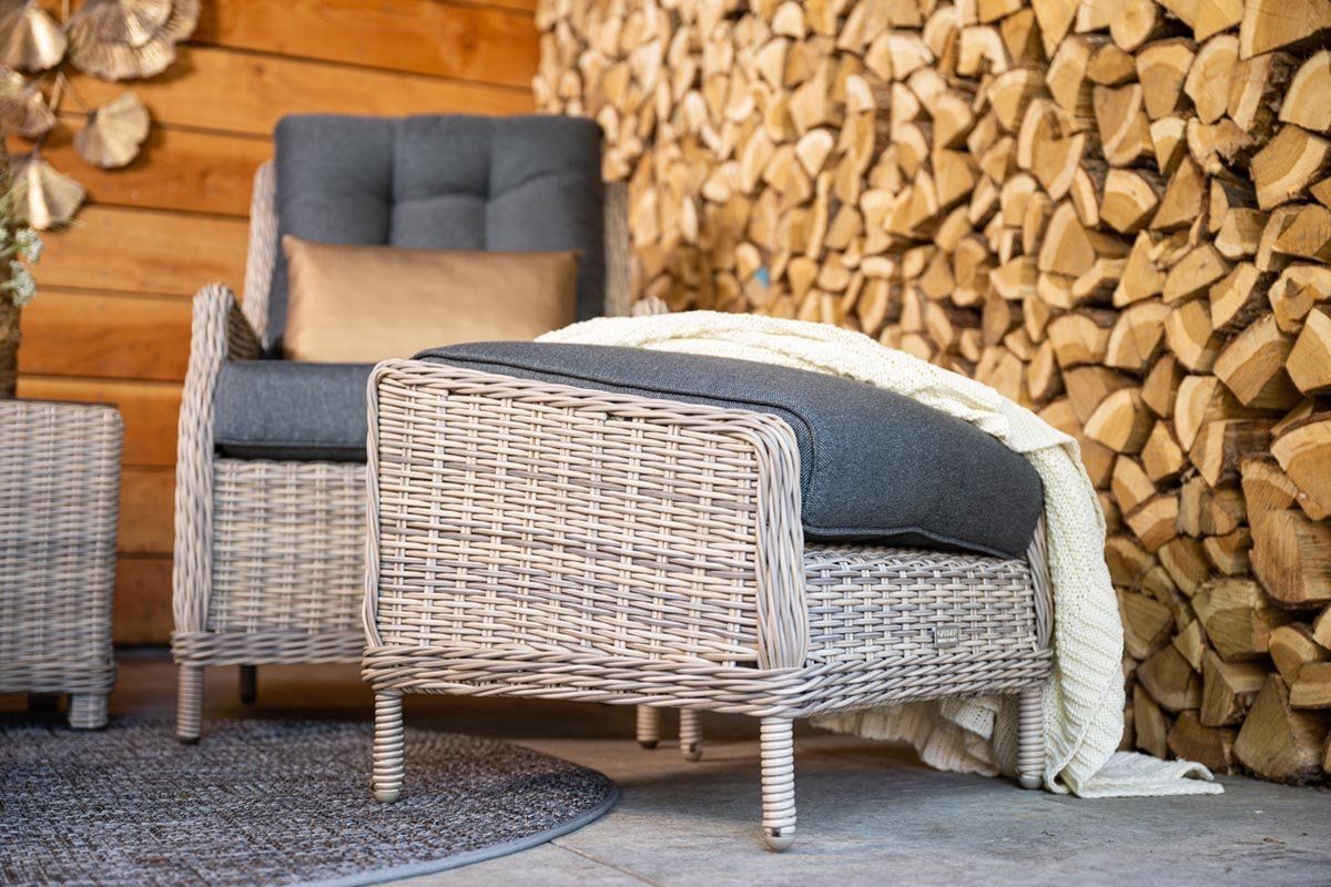 garden impressions santa rosa relax tuinstoel met voetenbank