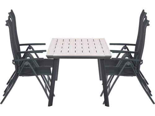 Garden Impressions Santos tuinset 5-delig - Penedo tafel 160x90 cm