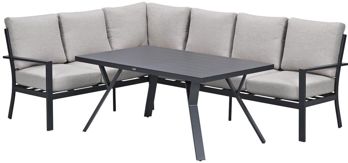 garden impressions senja lounge dining set 3 delig links sandstone