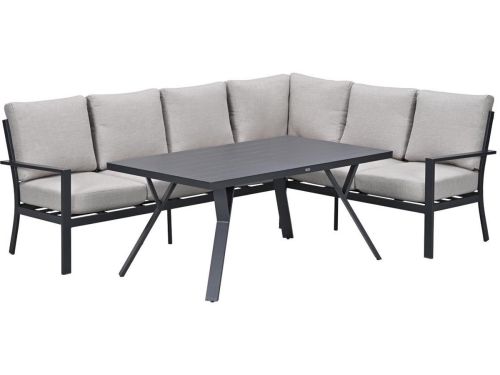 Garden Impressions Senja lounge dining set 3-delig rechts - sandstone