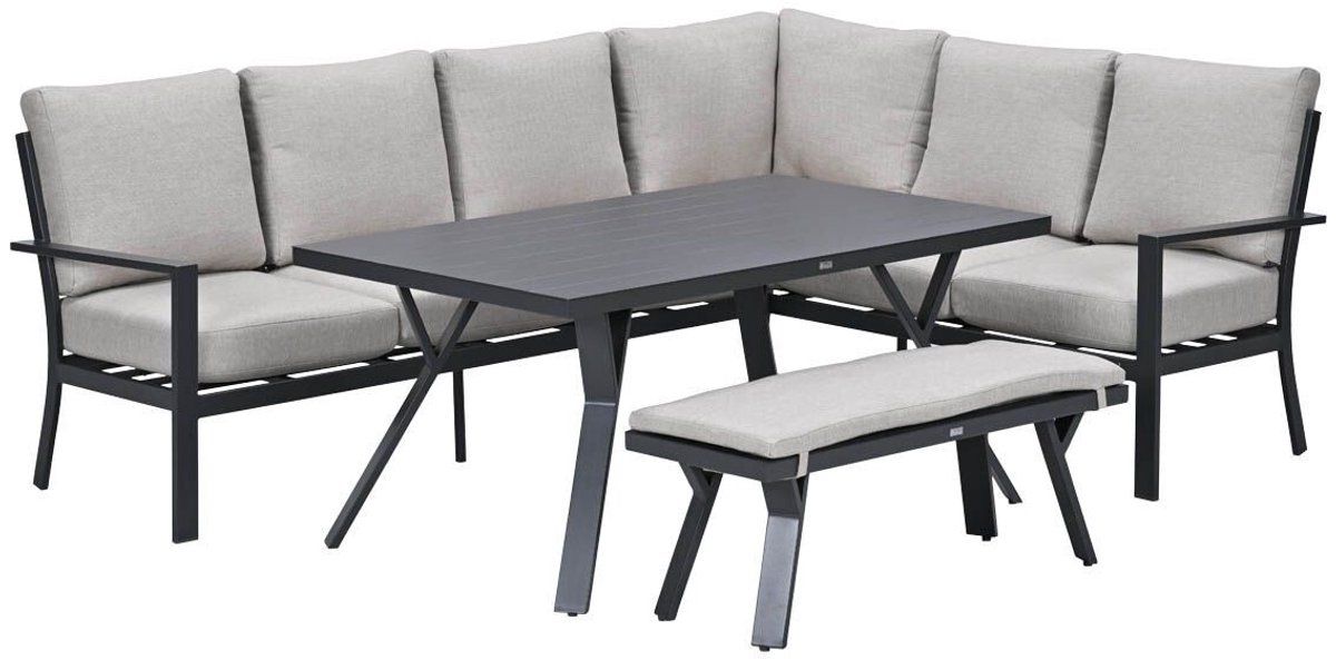 garden impressions senja lounge dining set 4 delig rechts sandstone