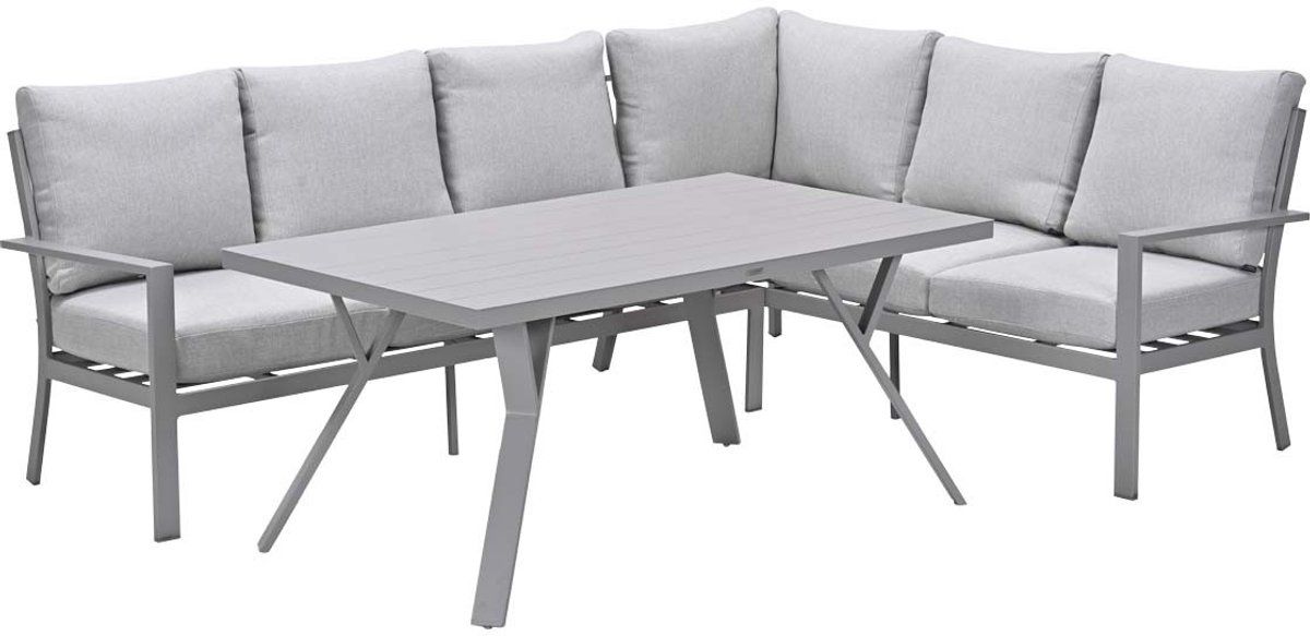 garden impressions sergio lounge dining set rechts taupe valley sand