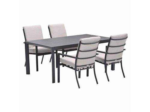 Garden Impressions Sergio/Gosford tuinset 4 personen stapelbare tuinstoelen