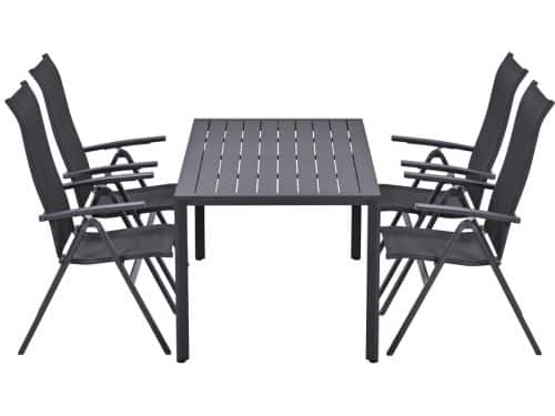 Garden Impressions Siena tuinset 5-delig verstelbaar - Kasper tuintafel 160x84