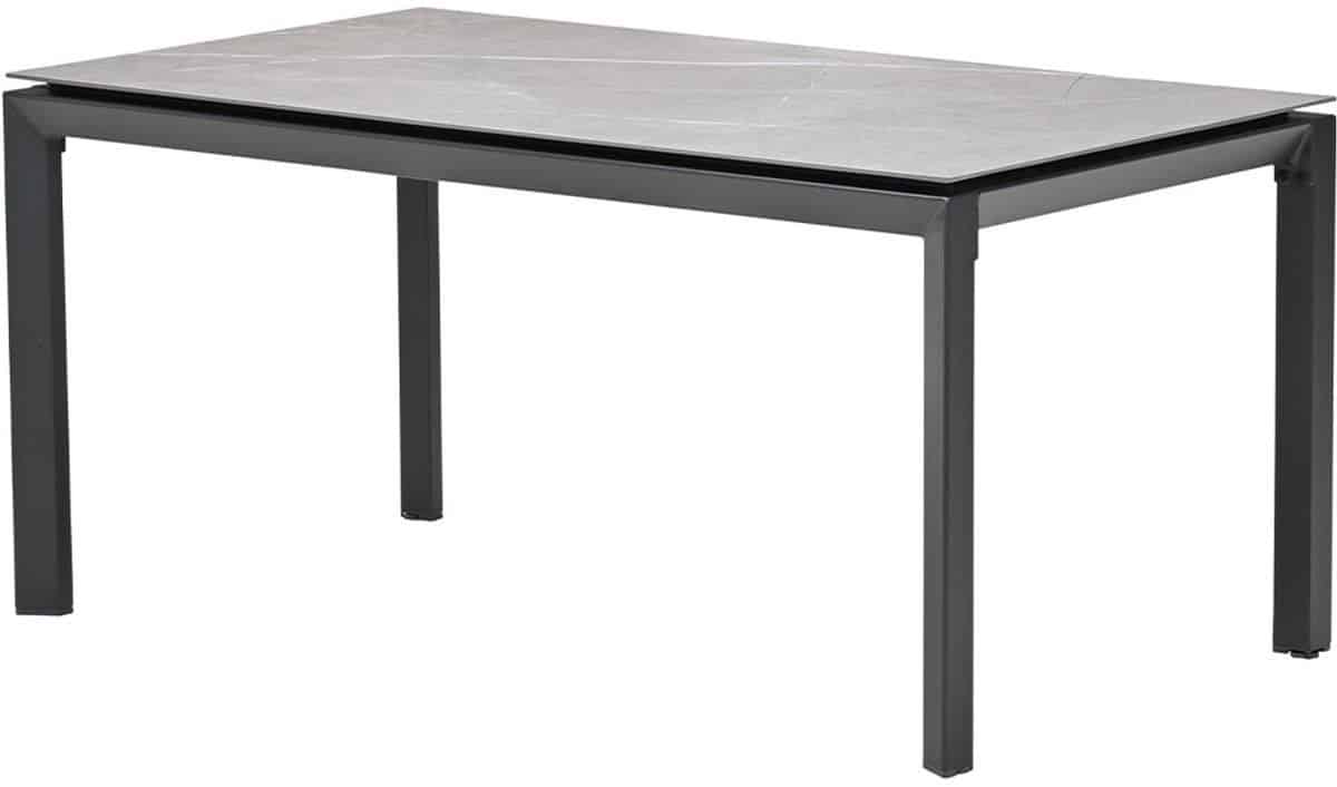 garden impressions skala tuintafel 160 x 90 donker grijs