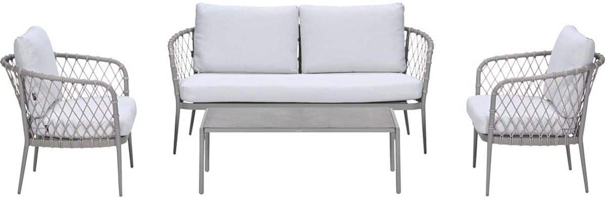 garden impressions stella loungeset taupe natural sand