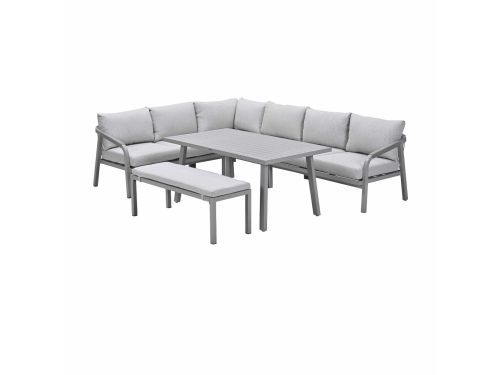 Garden Impressions Tarera lounge dining set 6-delig R - taupe