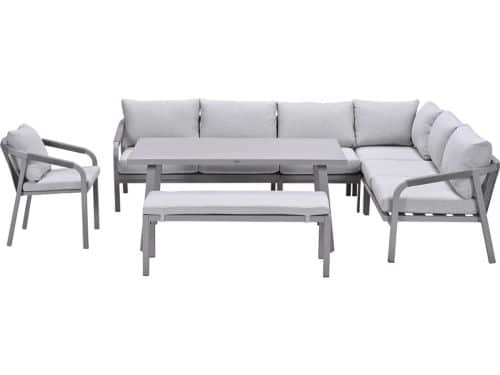 Garden Impressions Tarera lounge dining set 7-delig - taupe