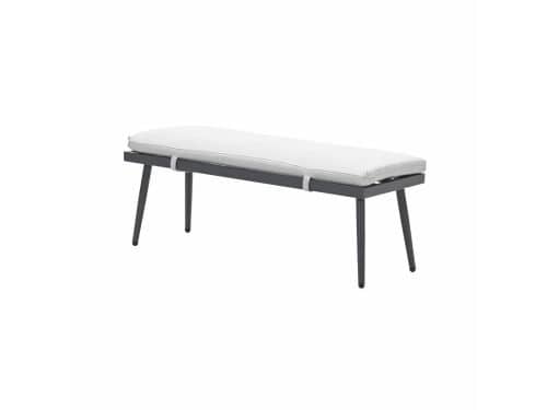 Garden Impressions Tineo sportbank 120x40 cm - donker grijs