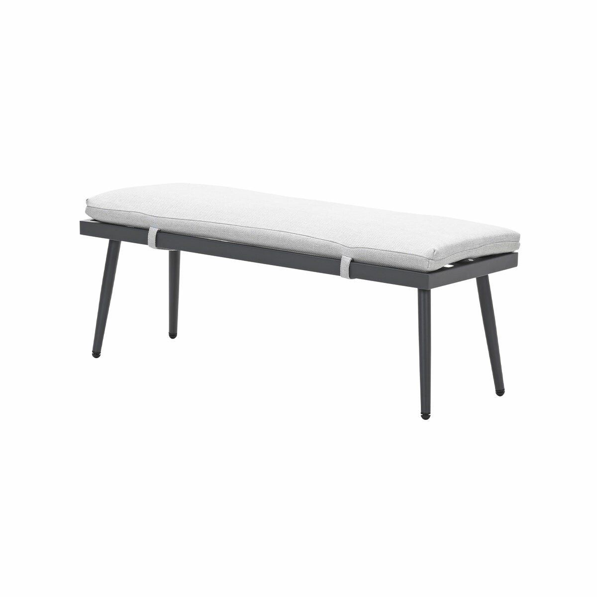 garden impressions tineo sportbank 120×40 cm donker grijs