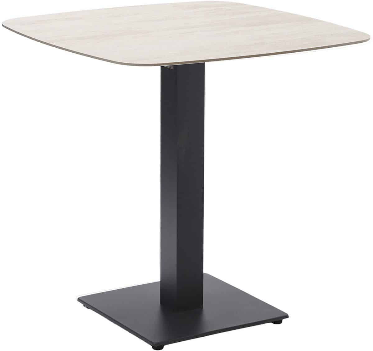 garden impressions tobi bistro tuintafel 75×75 cm donker grijs