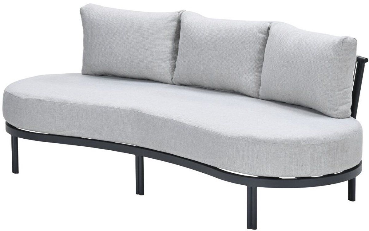 garden impressions toscana loungebank l225 cm donker grijs