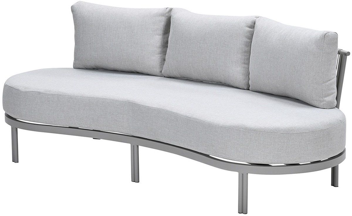 garden impressions toscana loungebank l225 cm taupe
